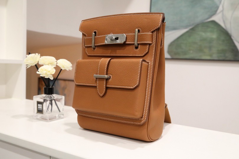 wholesale quality hermes hac a dos pm multipockets fauve togo phd